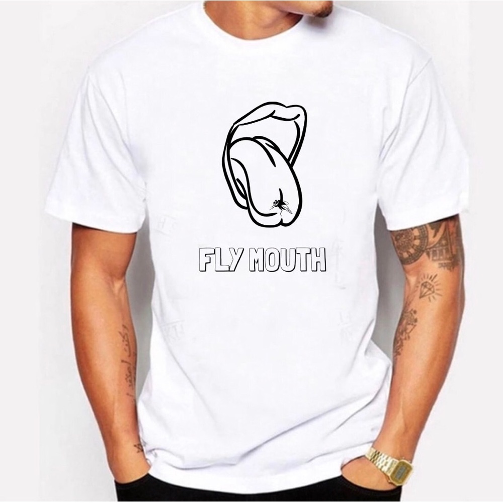 Flymouth👅t-shirt decent logo all sizes available